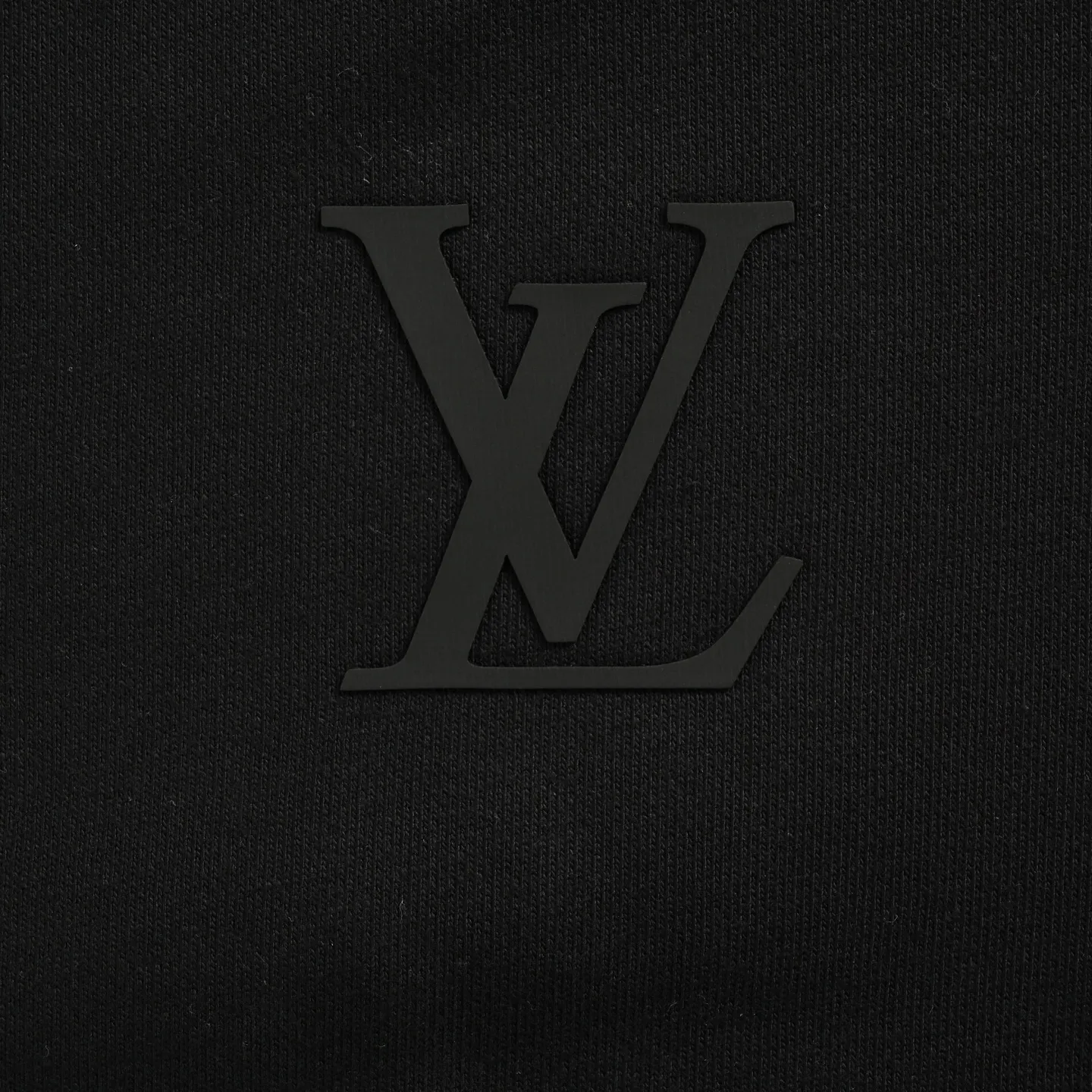 Louis Vuitton/Louis Vuitton 25Fw silicone letter logo round neck sweatshirt